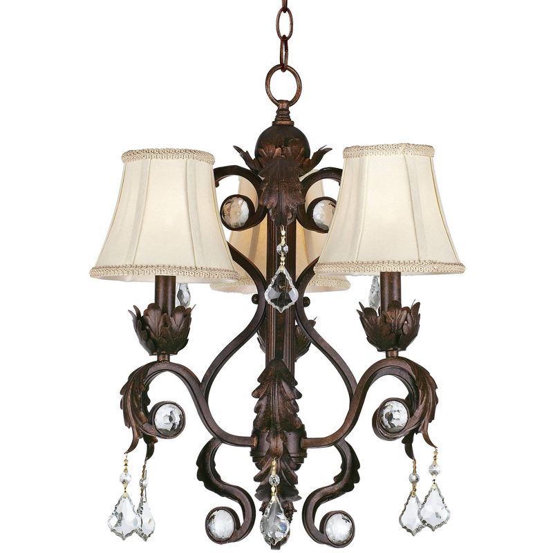 Kathy Ireland Ramas de Luces Bronze 17" Wide Chandelier