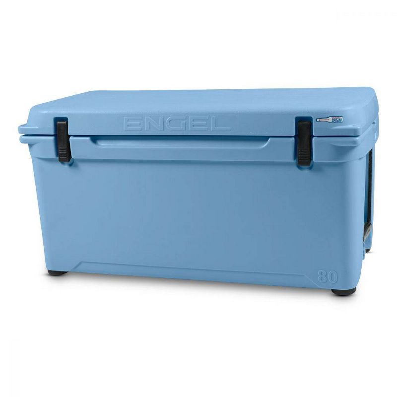 Engel Coolers 74 Quart 75 Can High Performance Roto Molded Ice Cooler, Blue