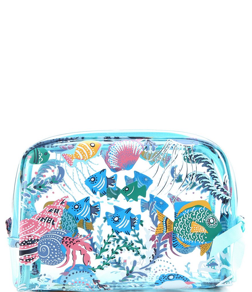 ROYCE New York Leather Large Cosmetic Bag