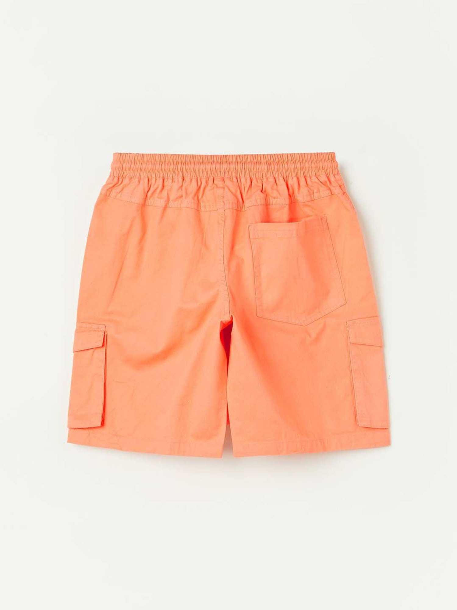 Fame Forever by Lifestyle Kids Peach Cotton Printed Shorts