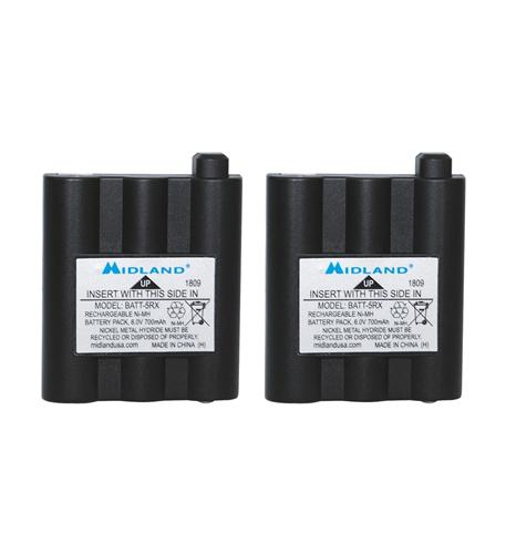 MIDLAND RADIO MID-AVP17 2 Pack GXT Rechargeable Batteries BATT5R