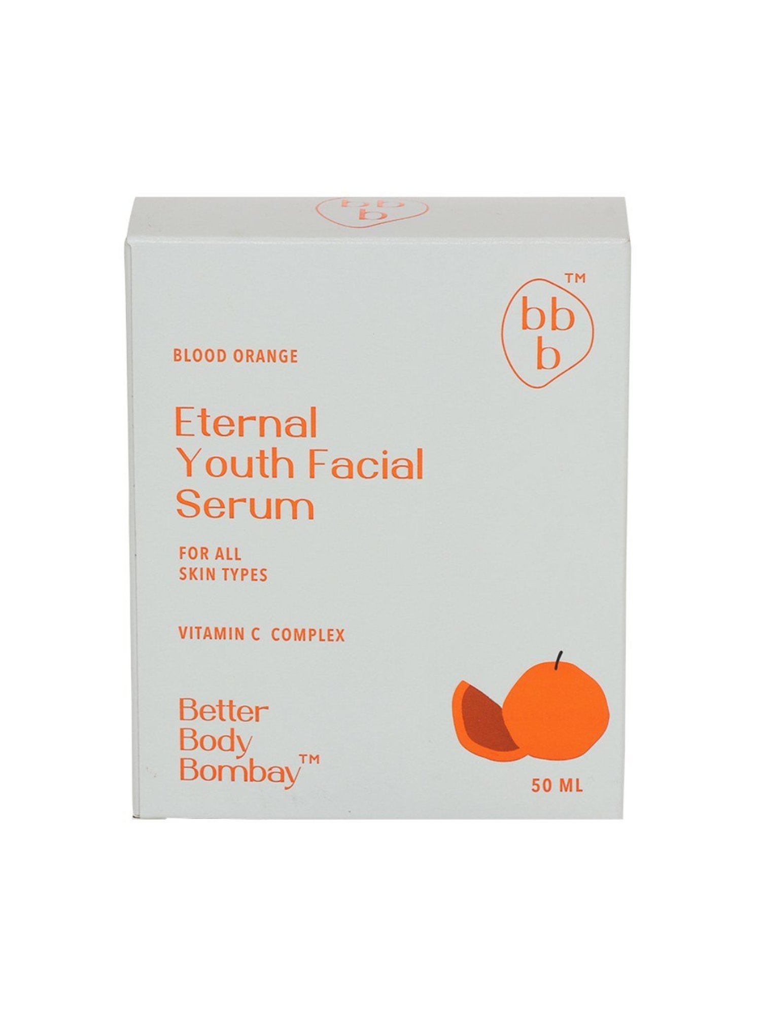 bbb Better Body Bombay Blood Orange Eternal Youth Facial Serum - 50 ml
