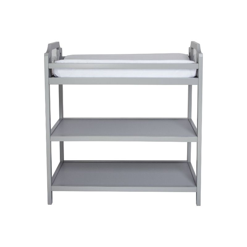 Hankel Changing Table - Pure White and Weathered Oak - South Shore