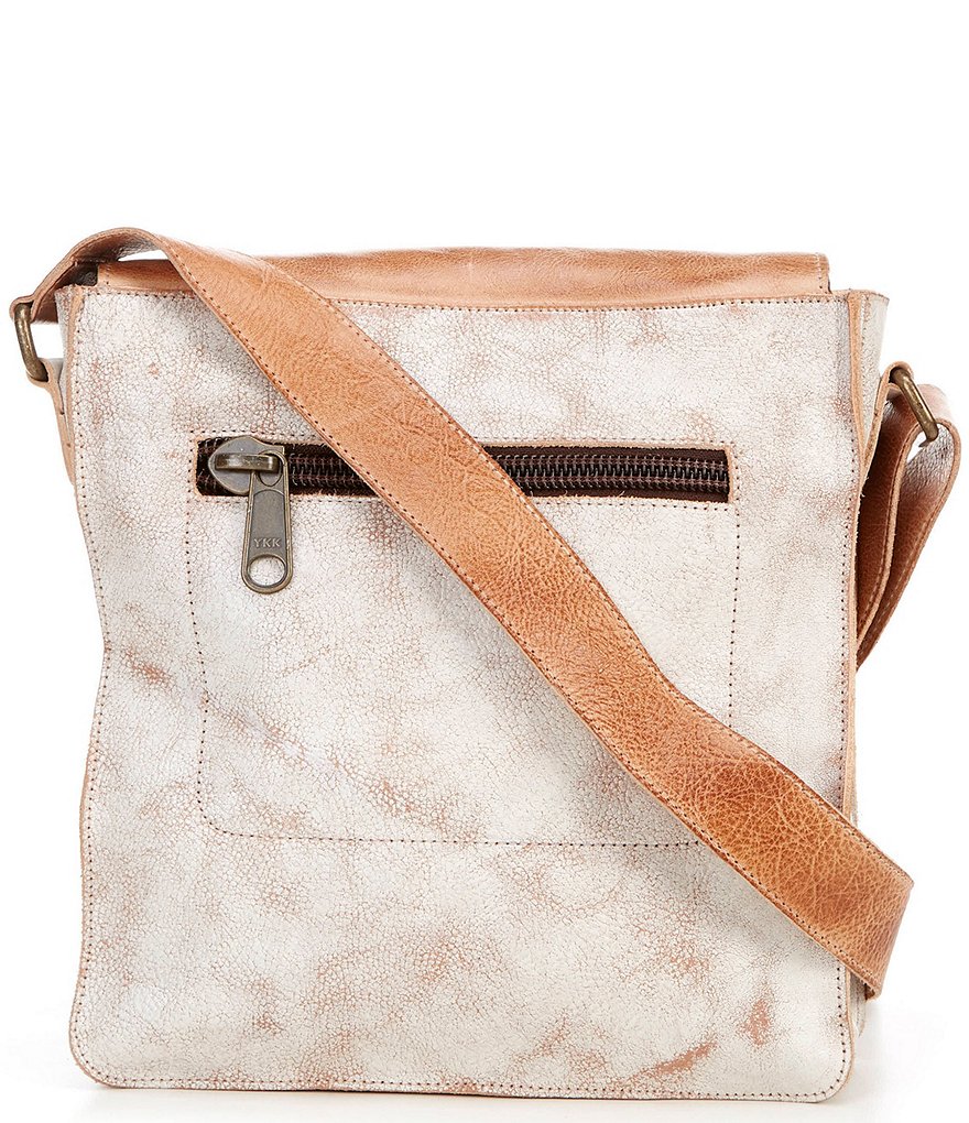 Bed Stu Venice Beach Buckle Weathered Leather Crossbody Bag