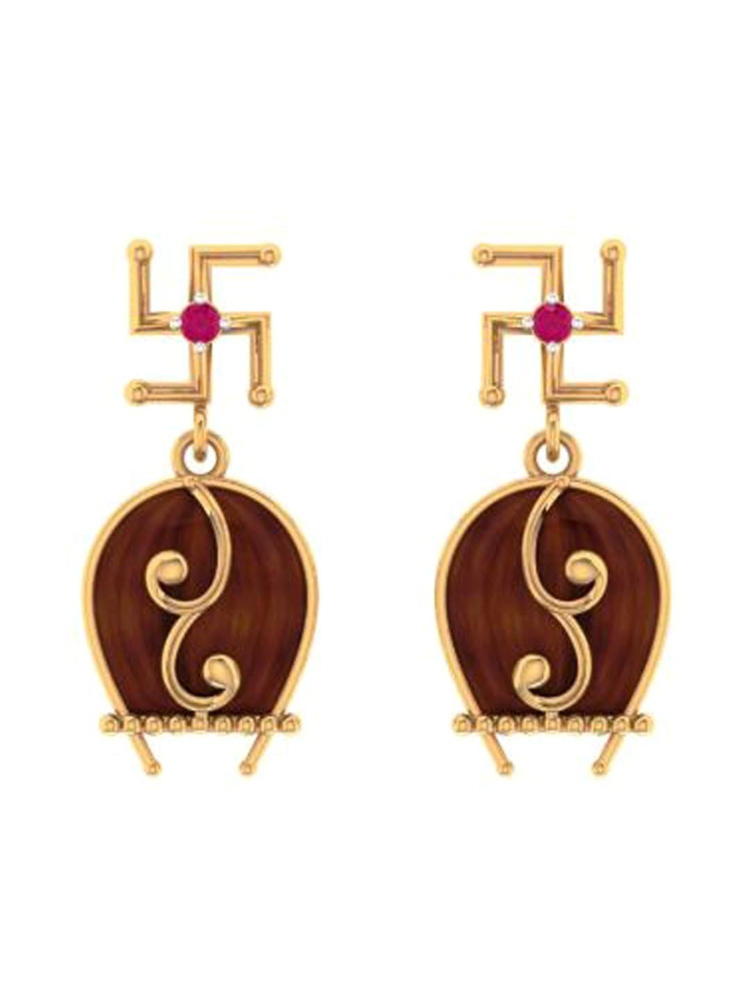 P.C. Chandra Jewellers 22k Gold Earrings for Women