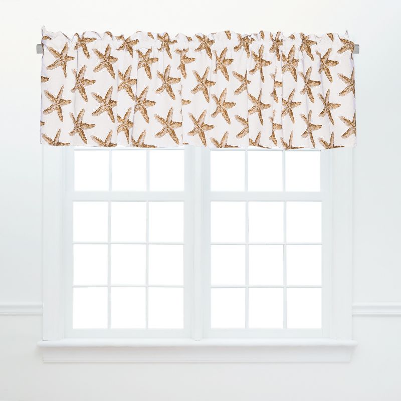C&F Home Sandbridge Stars Valance S/2