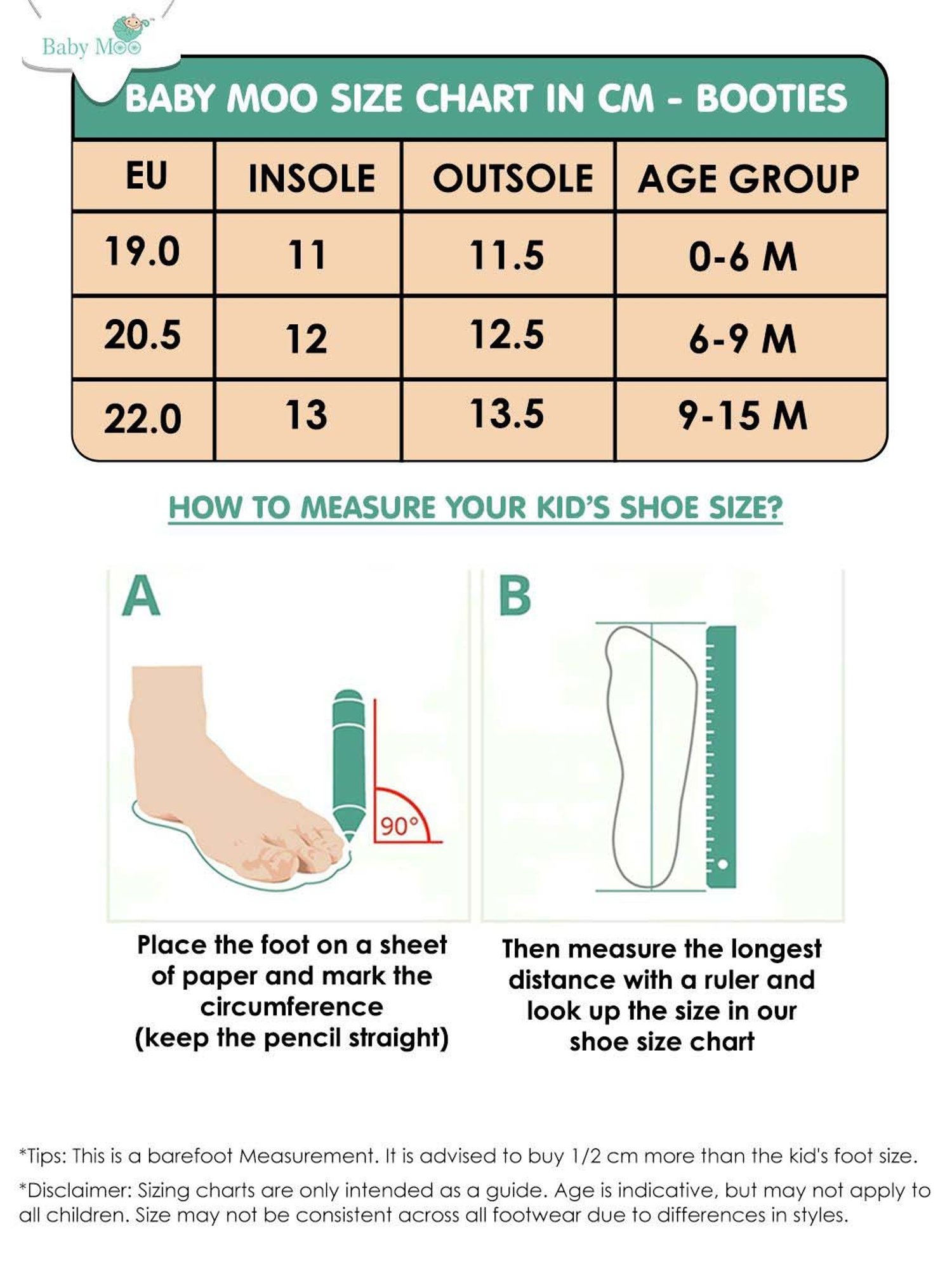 Baby Moo Kids Grey Casual Booties