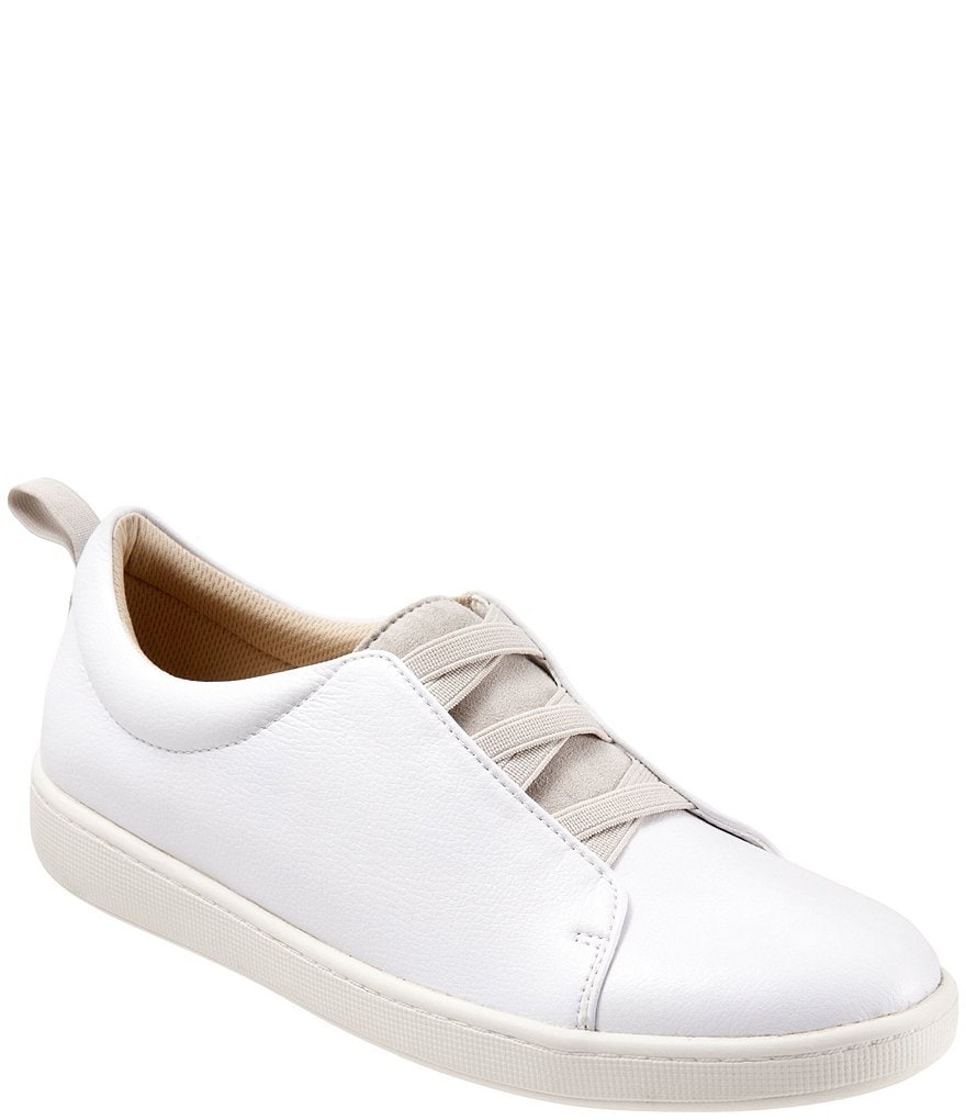 Trotters Avrille Leather Slip-On Sneakers