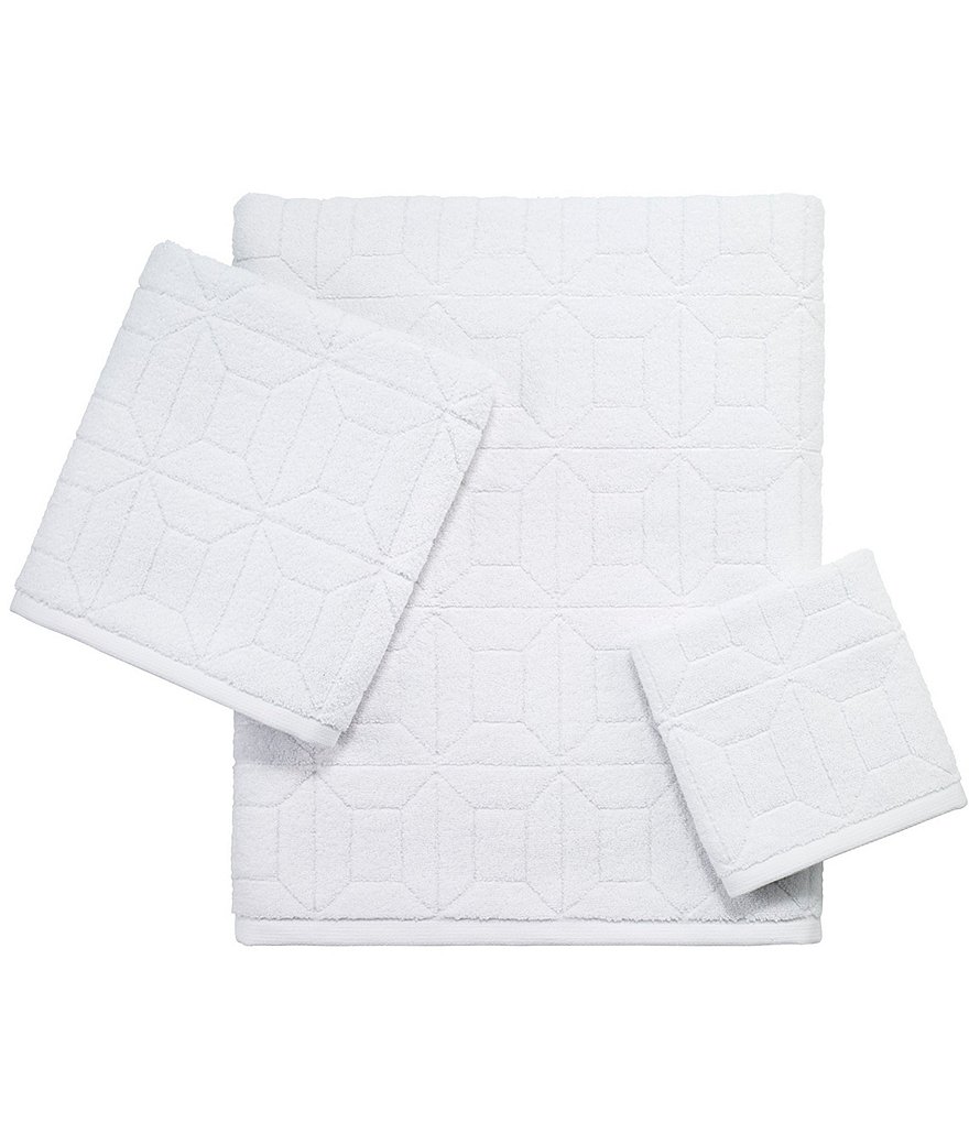 Jonathan Adler Sorrento Sculpted Turkish Cotton Bath Towels