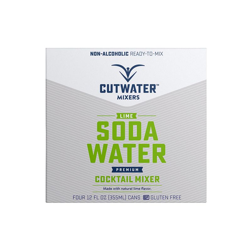 Cutwater Lime Soda Water Cocktail Mix - 4pk/12 fl oz Cans