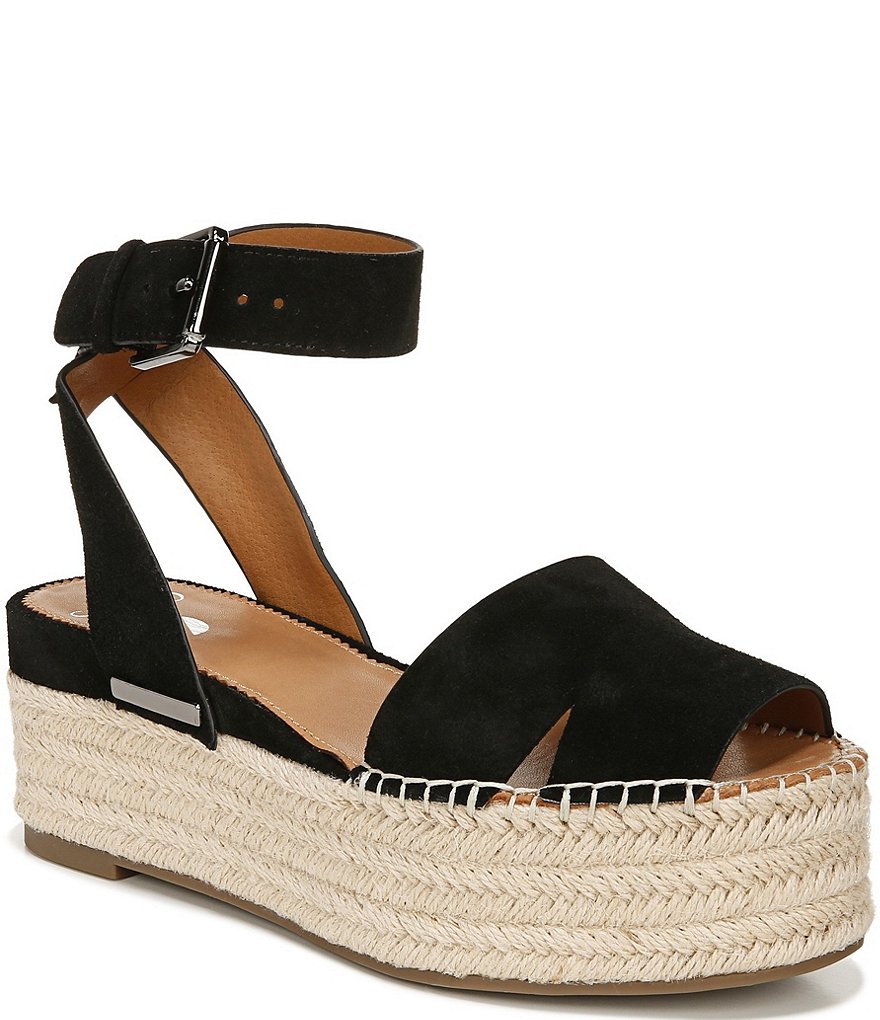 Splendid Meredith Suede Ankle Wrap Espadrille Sandals