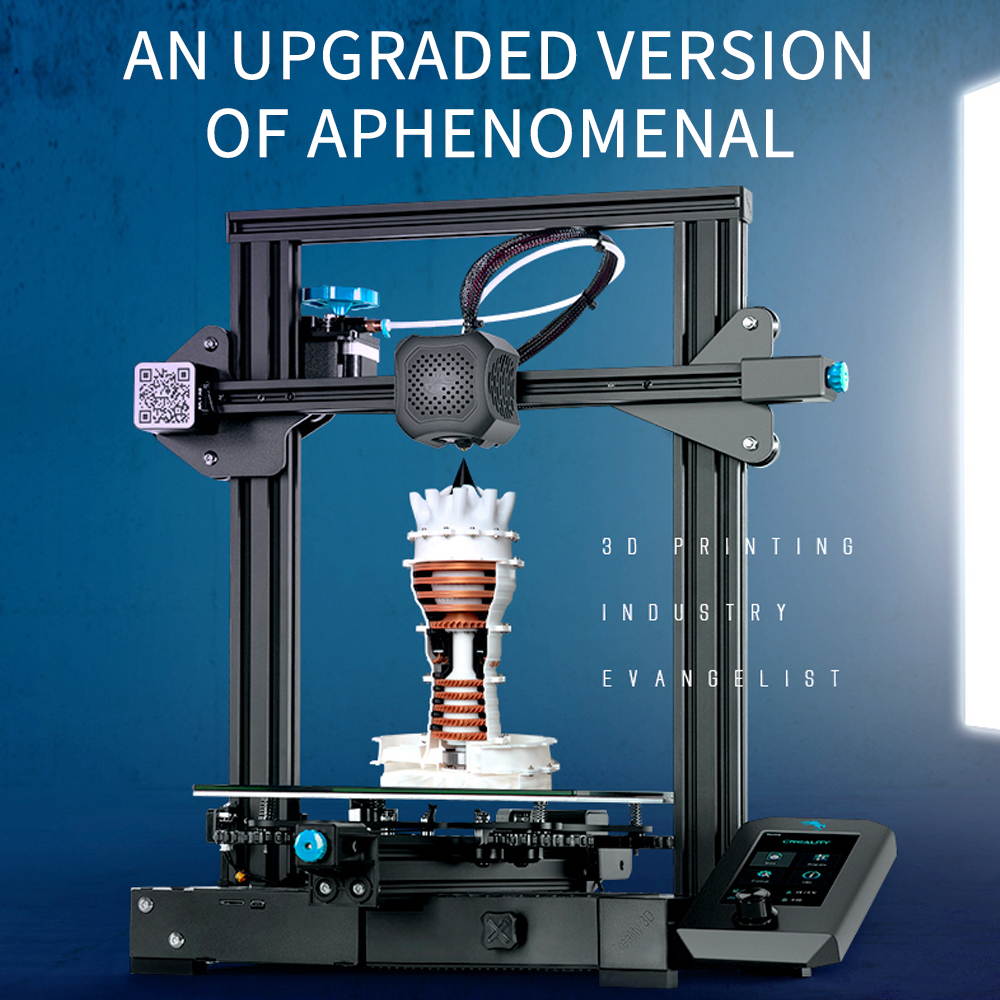 Ender-3 V2 CREALITY 3D Printer DIY Kit Silent TMC2208 Stepper Resume Power Failure Printer Upgraded Tempered Glass Impresora 3D