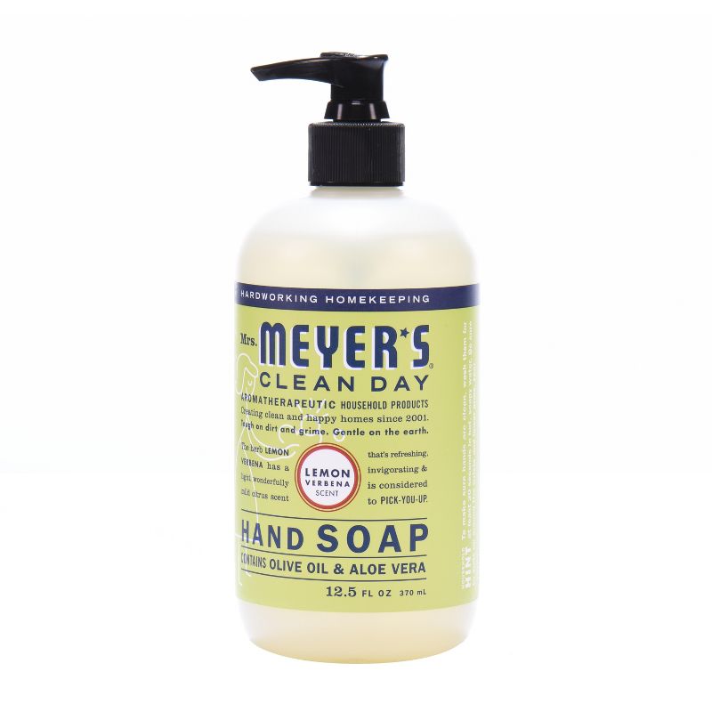 Mrs. Meyer's Clean Day Liquid Hand Soap Lemon Verbena Scent - 12.5 fl oz
