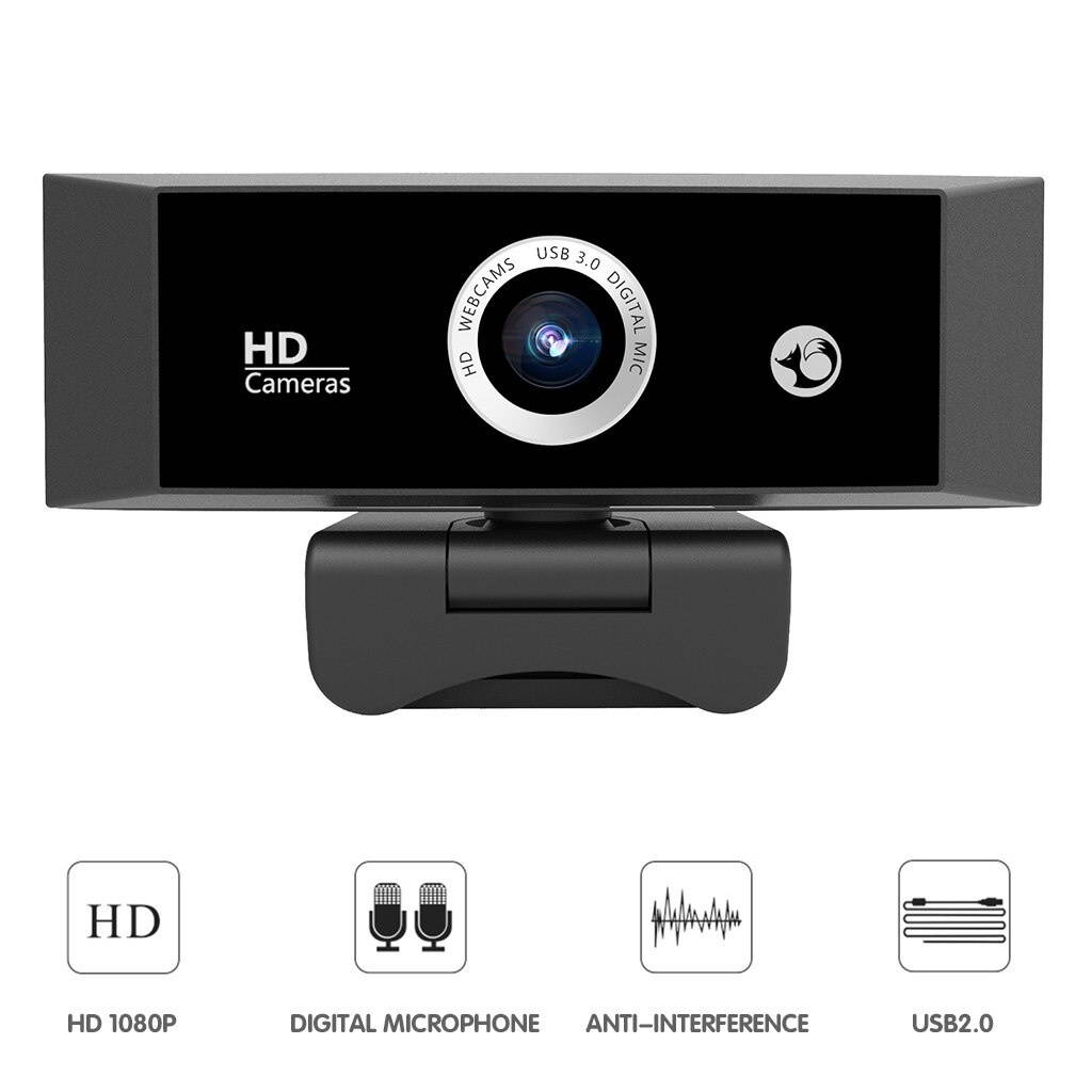 Hd 1080p Webcam 2k Computer Pc Web Camera With Microphone For Live Broadcast Video Calling Conference Workcamara Web Para Pc