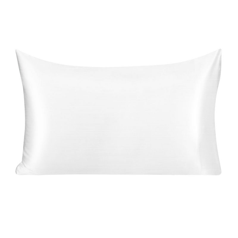 1 Pc Silk for Facial Beauty and Hair Pillow Case Snow White - PiccoCasa