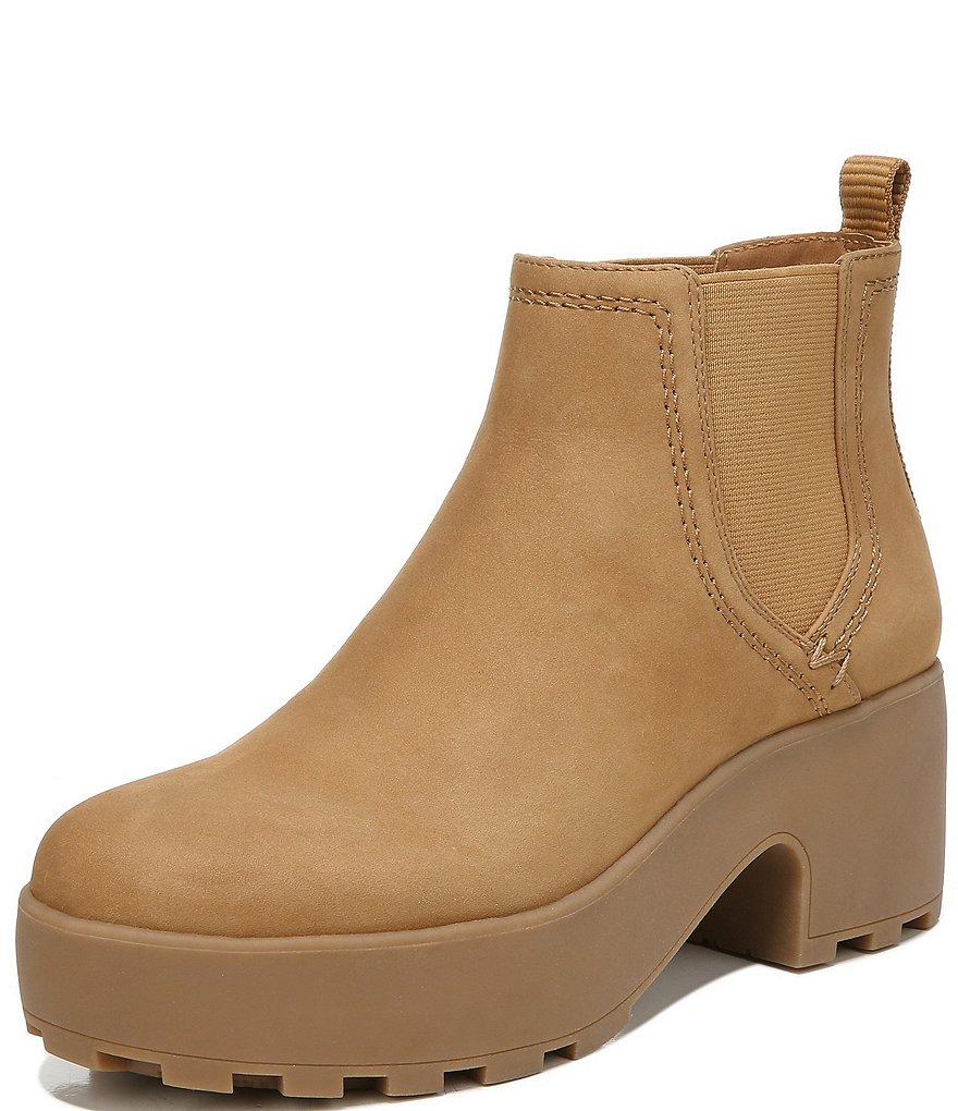 Zodiac Tavi Leather Chelsea Platform Booties