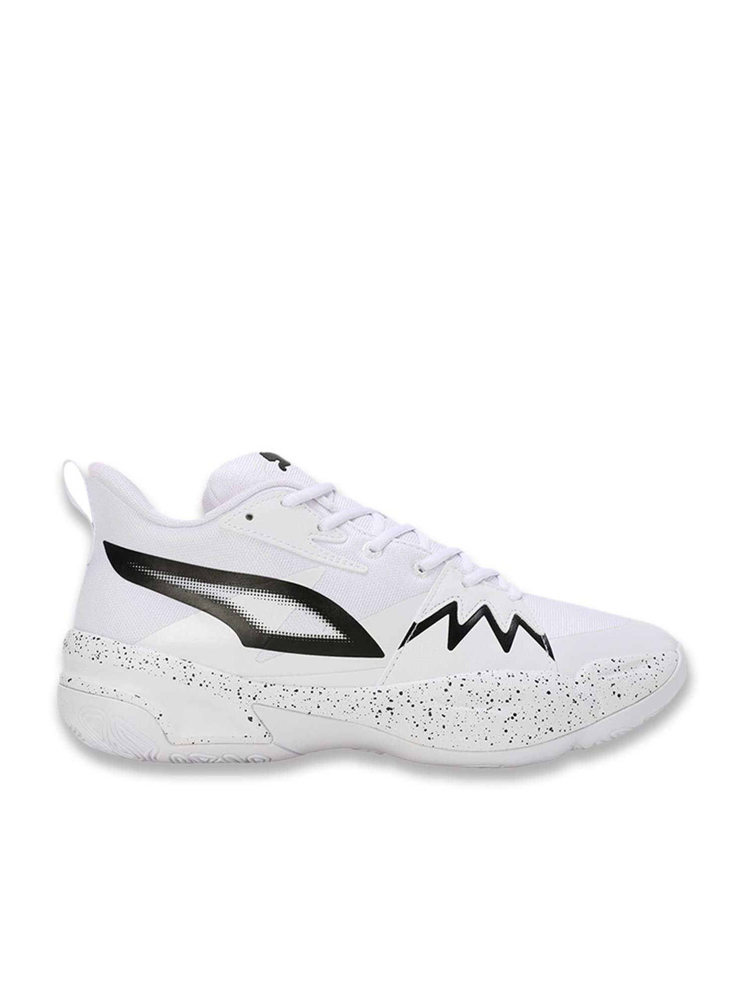 Puma Men's Genetics Speckle White Basketball Shoes