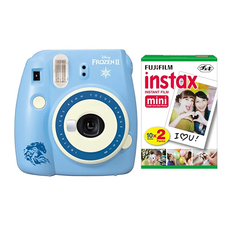 instax Mini 9 Instant Camera Disney Frozen 2 with Film Pack Bundle 2 items