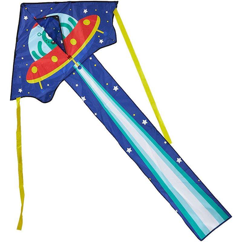 Blue Panda 2 Pack Small Outer Space Kites Kit for Kids (33.5 x 86.6 in)
