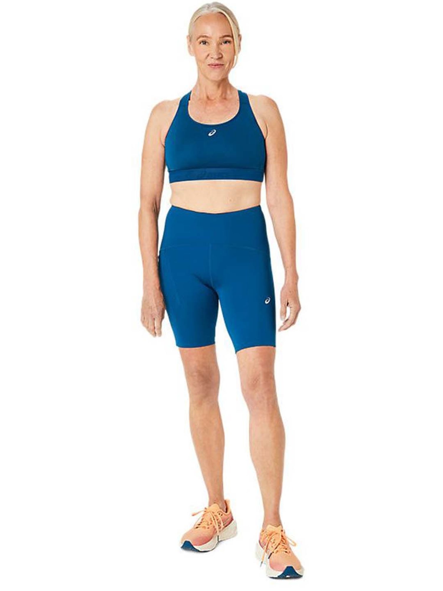 Clovia Teal Non Wired Padded Sports Bra