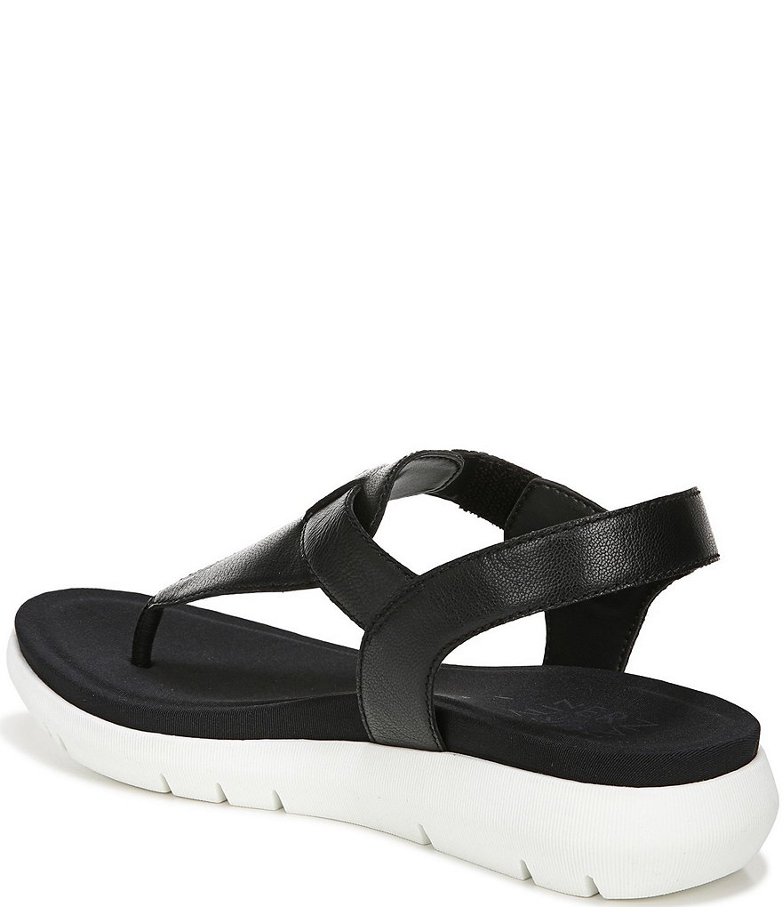 Naturalizer Lincoln Leather Sport Wedge Sandals