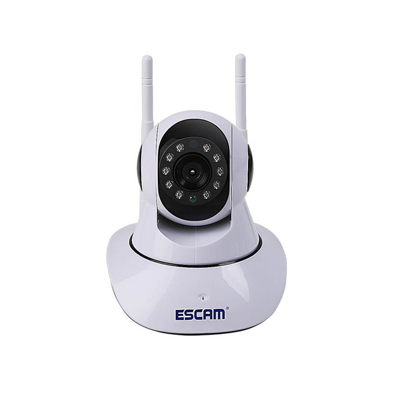 ESCAM G02 Dual Antenna 720P Pan/Tilt WiFi IP IR Camera Support ONVIF Max 128GB