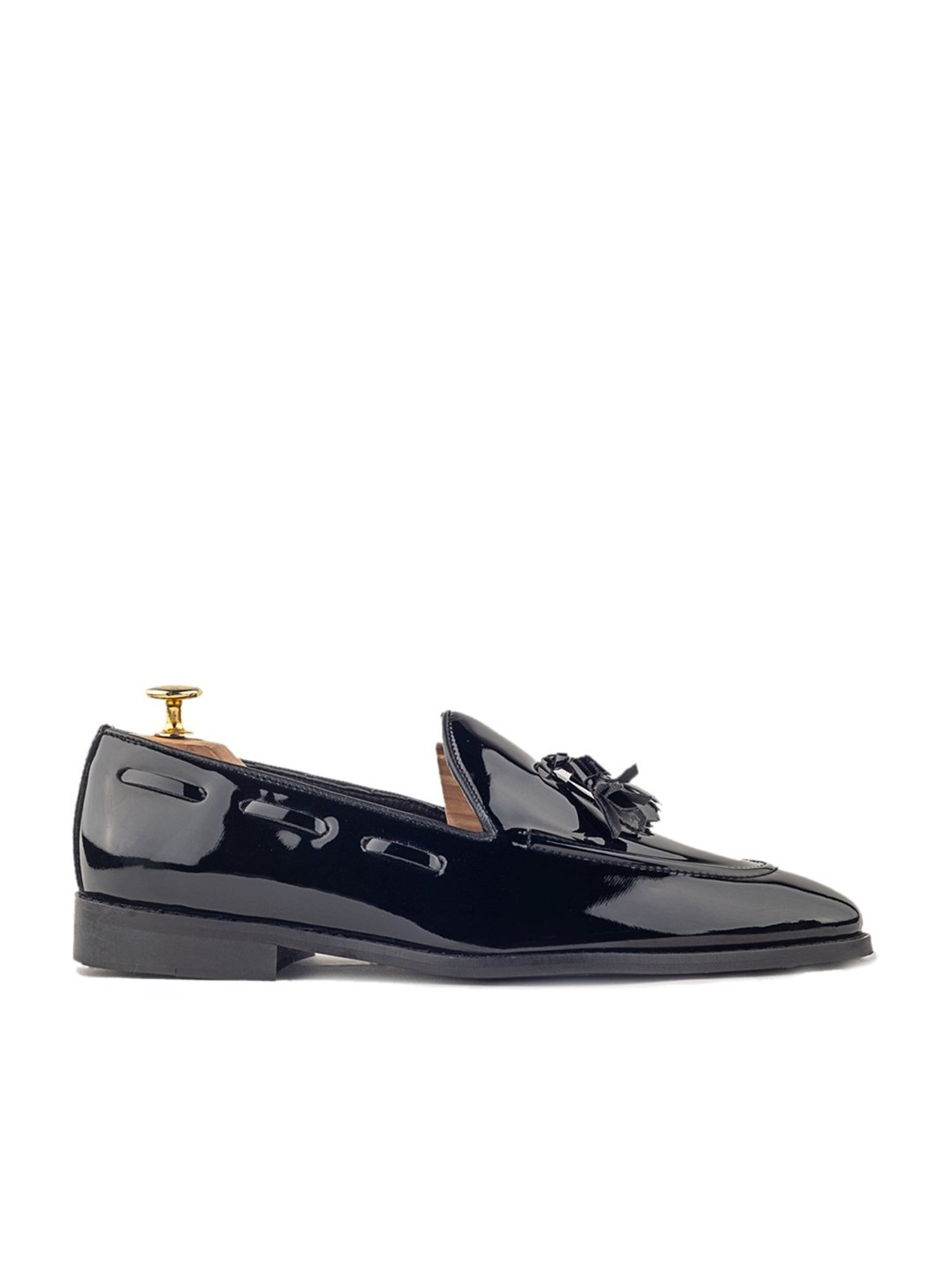 Griffin Men's PHILLIPPE NAPPA Black Boat Shoes