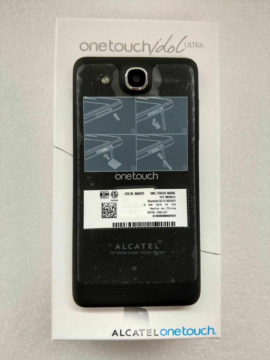 Alcatel OneTouch Idol Ultra, 6033, Black, 16GB, T-Mobile, 4.7