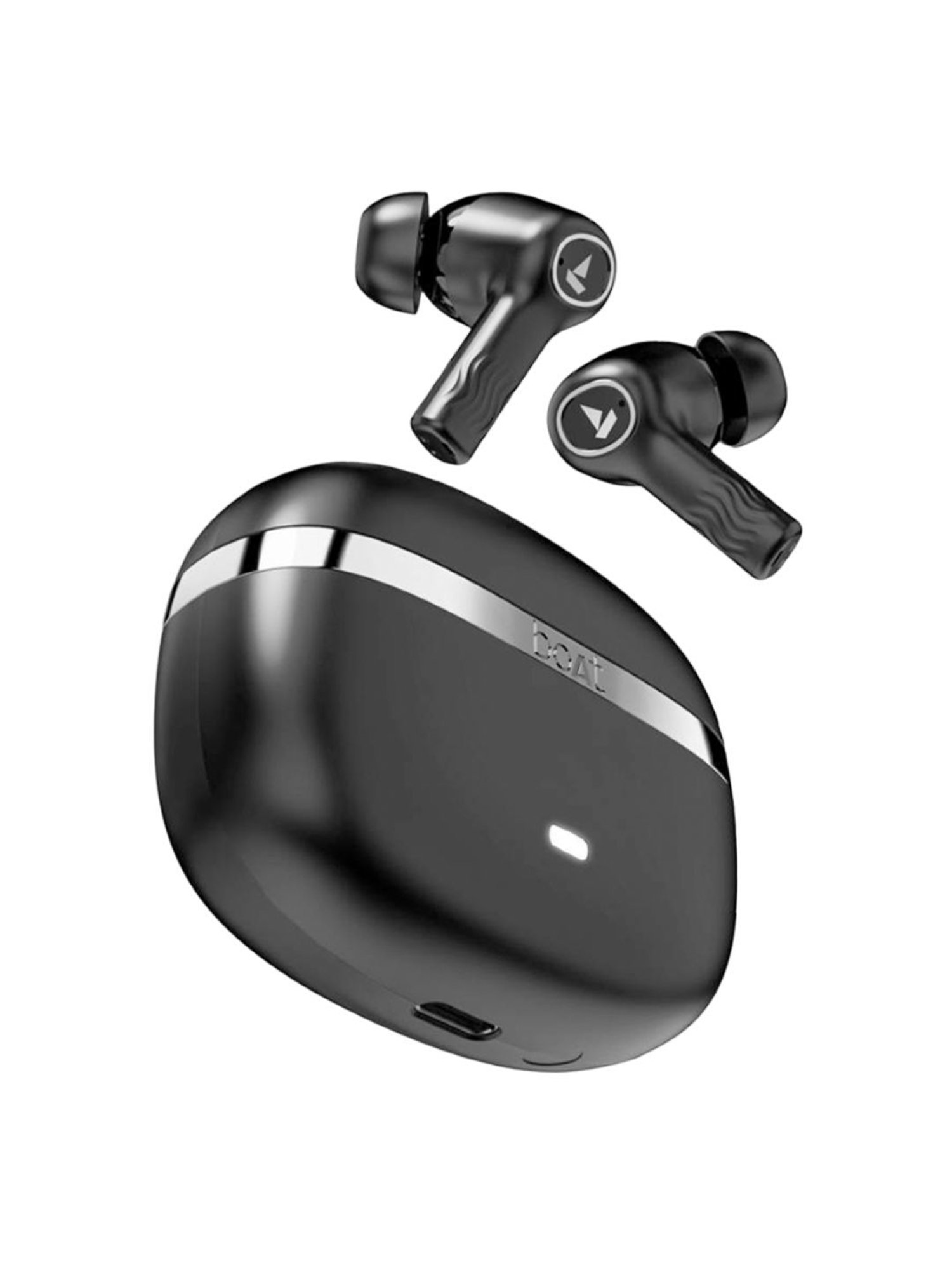 Boat Nirvana Ion In Ear Bluetooth Earbuds with Enx Technology (Charcoal Black, True Wireless)
