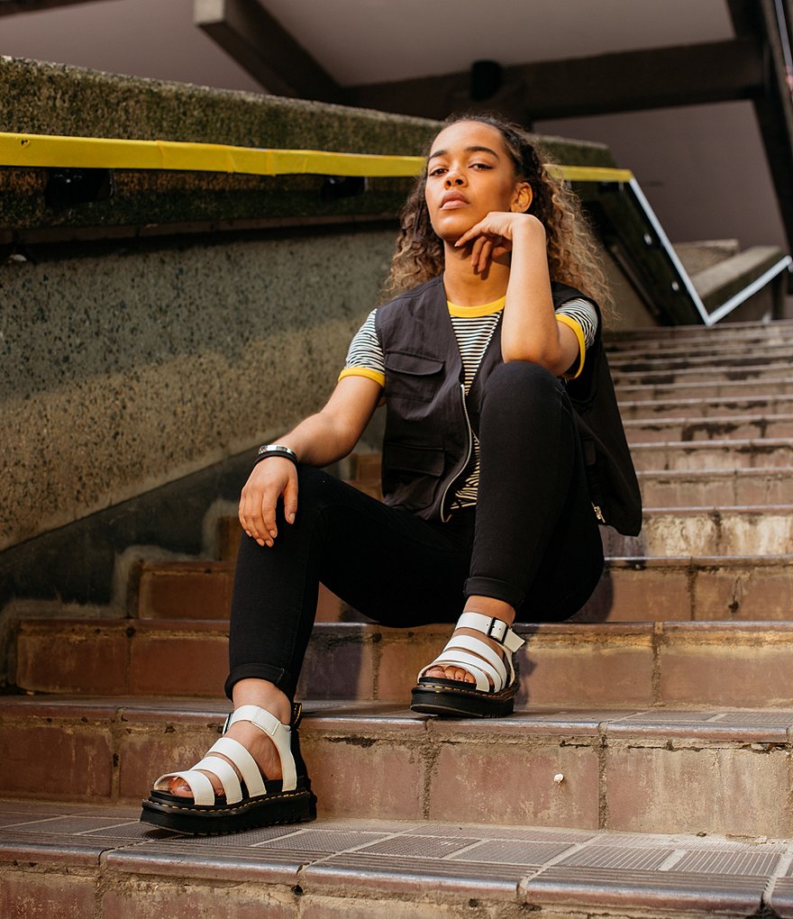 Dr. Martens Women's Blaire Hydro Platform Sandals