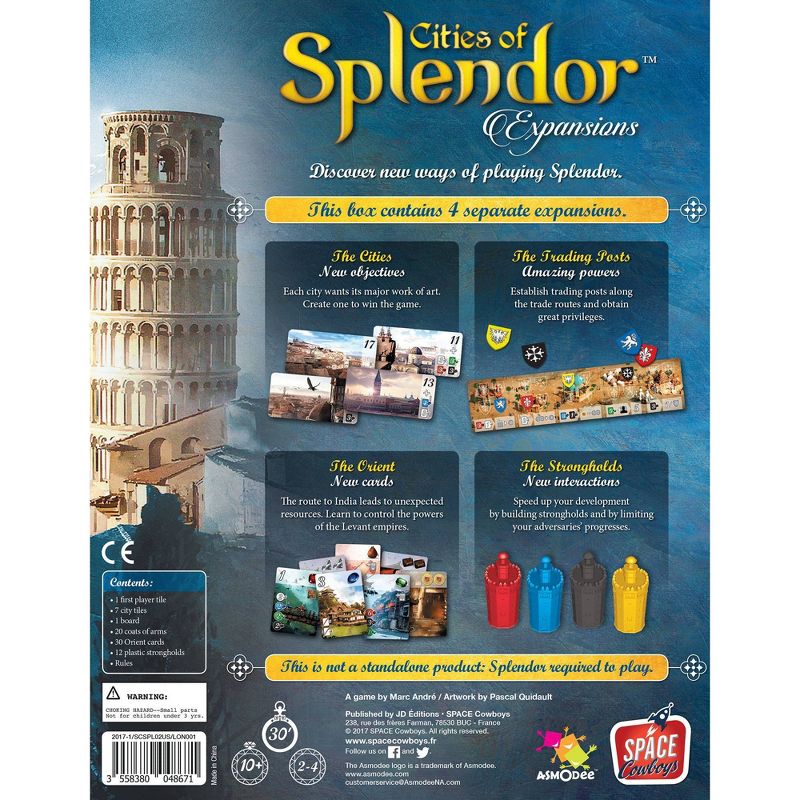 Splendor: Cities of Splendor Expansion Board Game