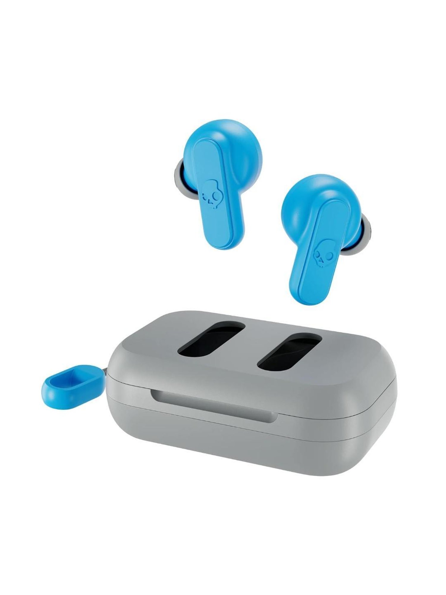 Skullcandy Dime 2 in-Ear Bluetooth Earbuds with IPX4 Water Dust Resistant (Blue, True Wireless)