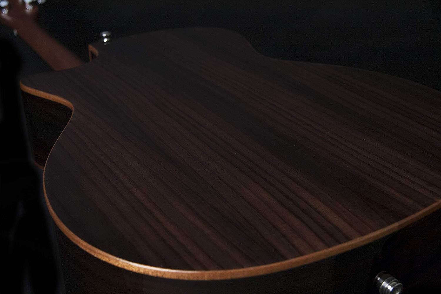 washburn 6 string acousticelectric guitar, natural wcg20sceo