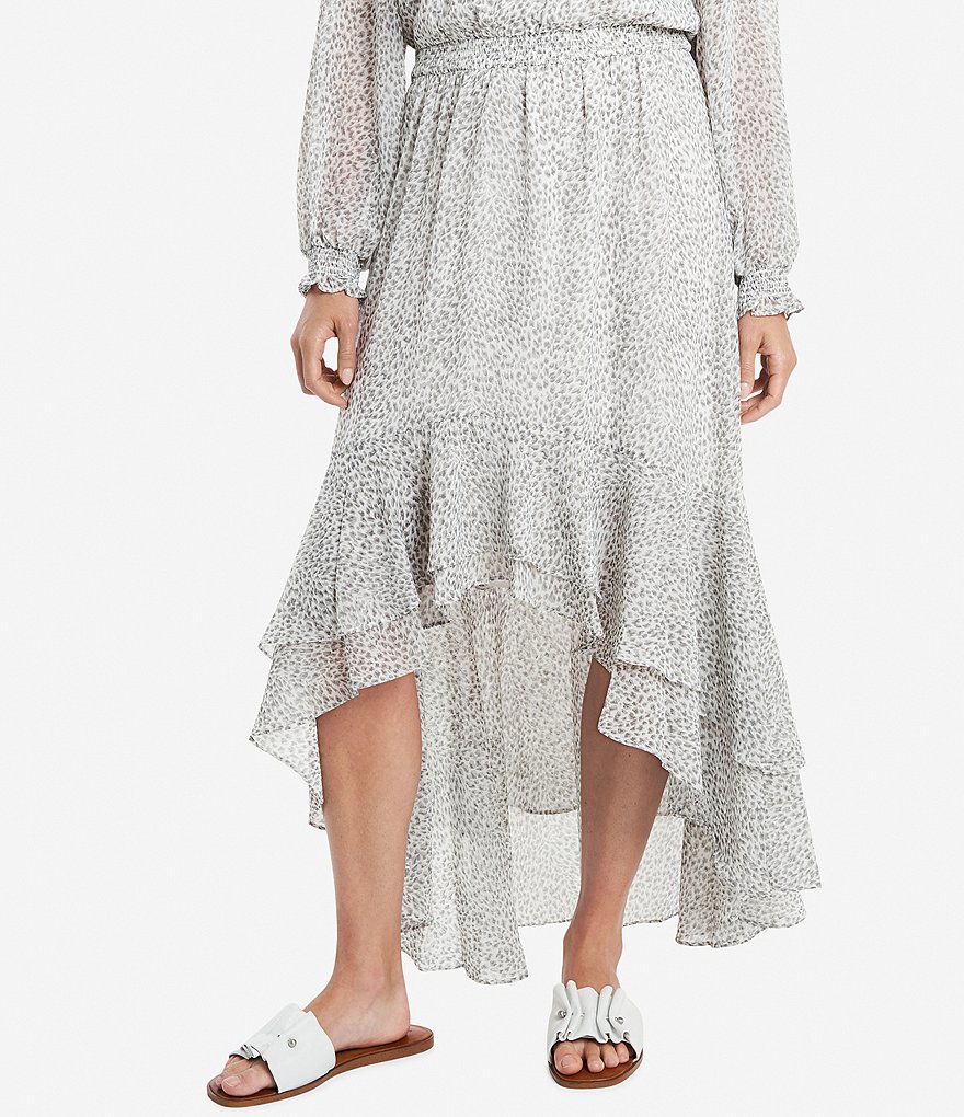 Dress the Population Sandra Crepe Plunge V-Neck Sleeveless Side Slit Gown