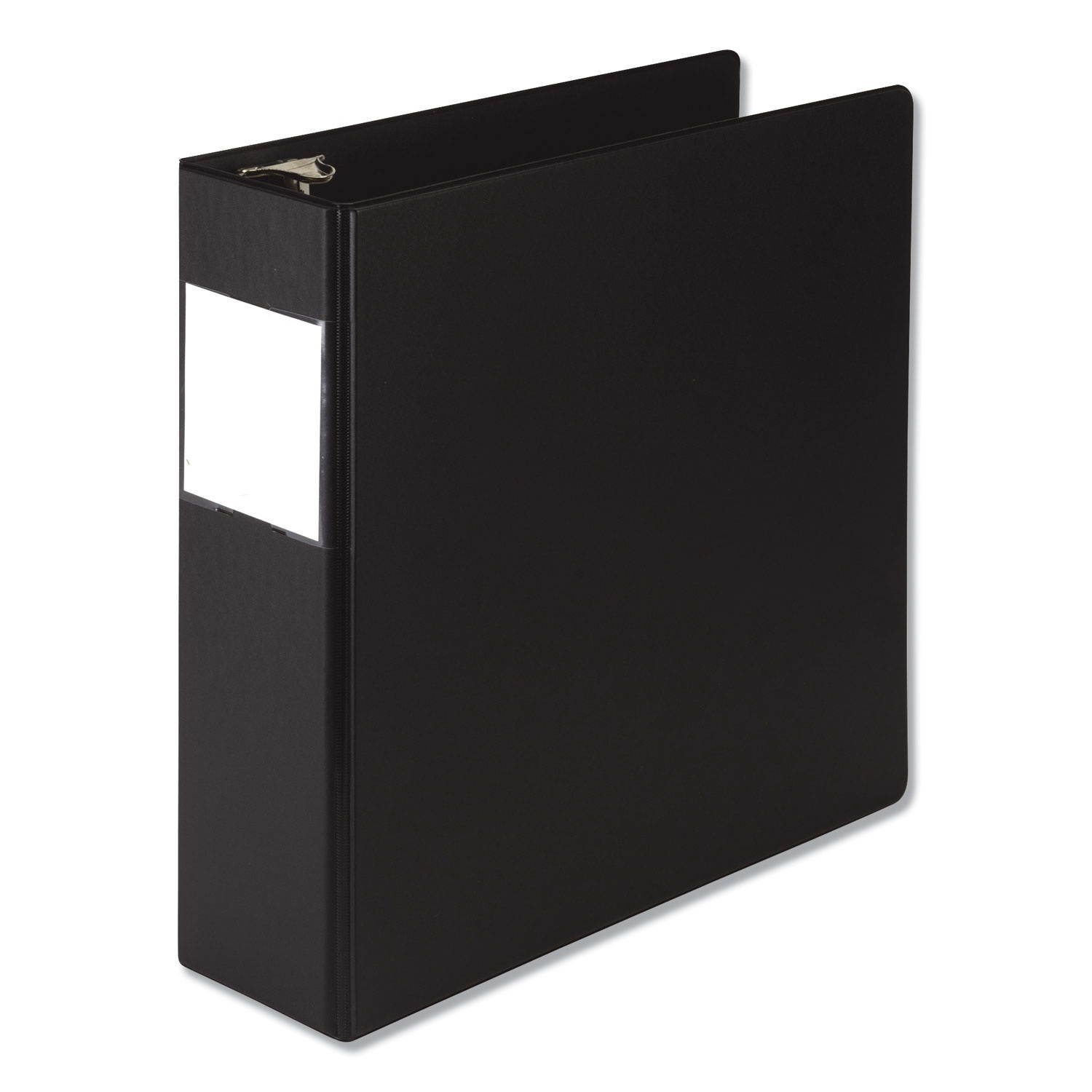 Samsill&reg; Round Ring Reference Binder  3 Rings  3" Capacity  11 x 8.5  Black