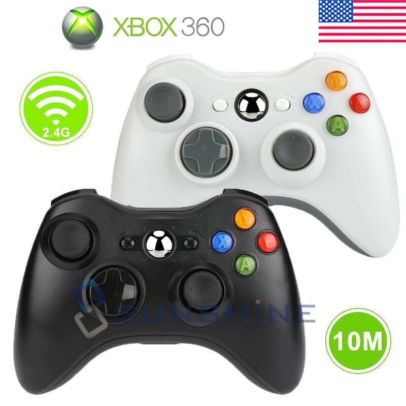 2.4GHz Wireless Game Controller Gamepad Joystick for Microsoft XBOX 360 & PC WIN 7 8 10(OEM)