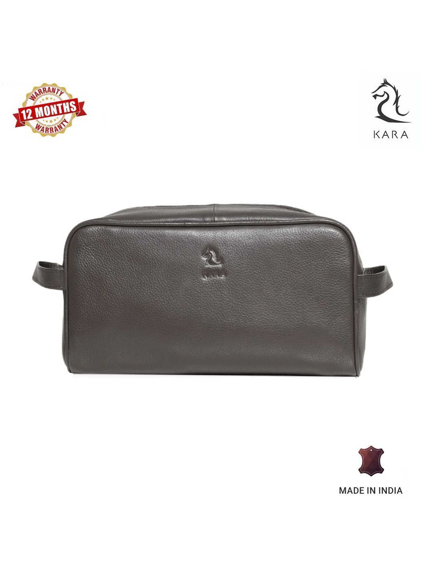 Kara Brown Textured Large Pouch