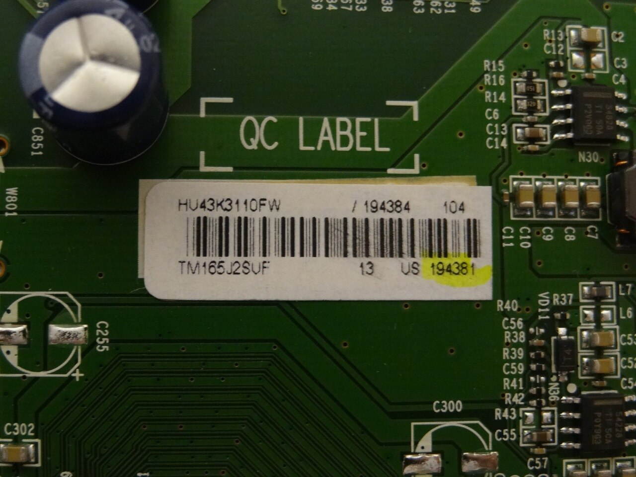 Hisense 43H5C Main / Power Board (194381) 194384 -