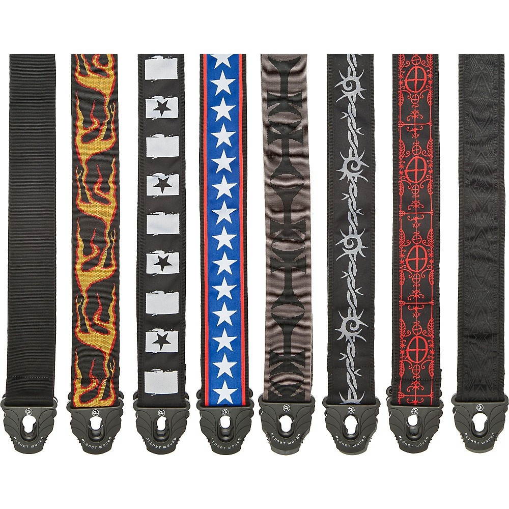 Planet Waves Planet Lock Guitar Strap, Rock Star