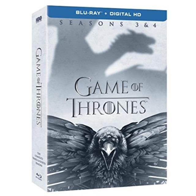 game of thrones s3&4 bd bluray