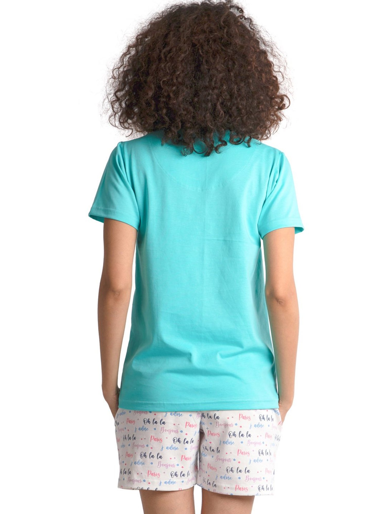 Nite Flite Multicolor Printed Top With Shorts