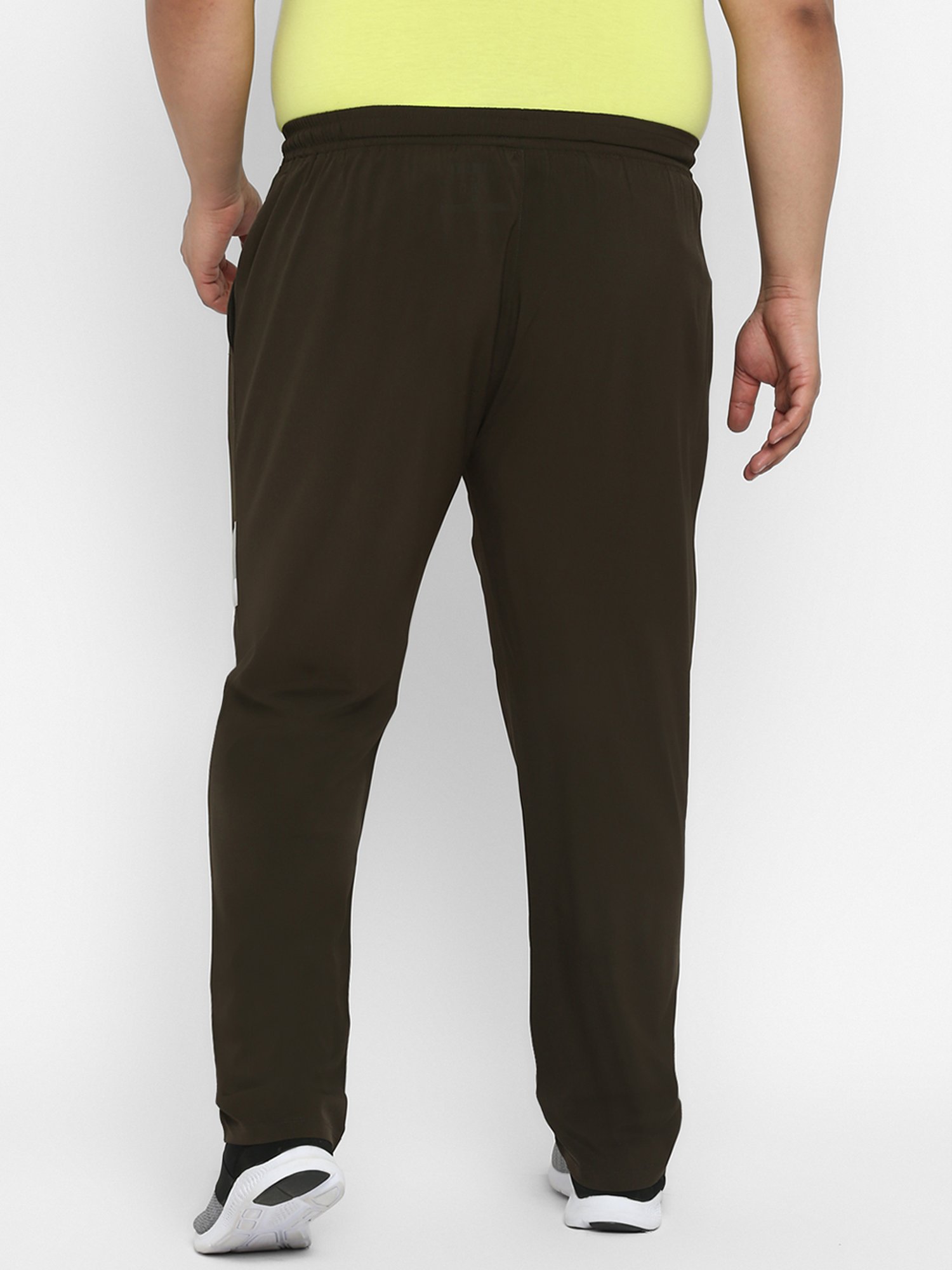 Yuuki Dark Olive Mid Rise Plus Size Track Pants