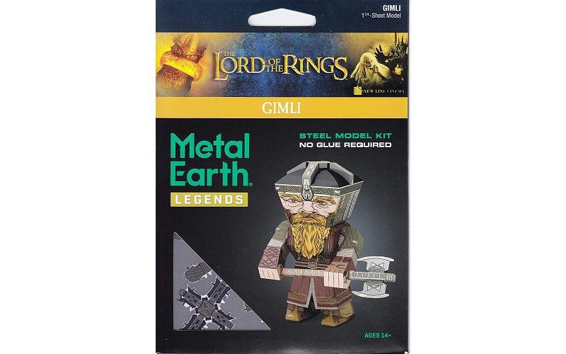 Fascinations Metal Earth Lord of The Rings Gimli 3D Metal Model Kit