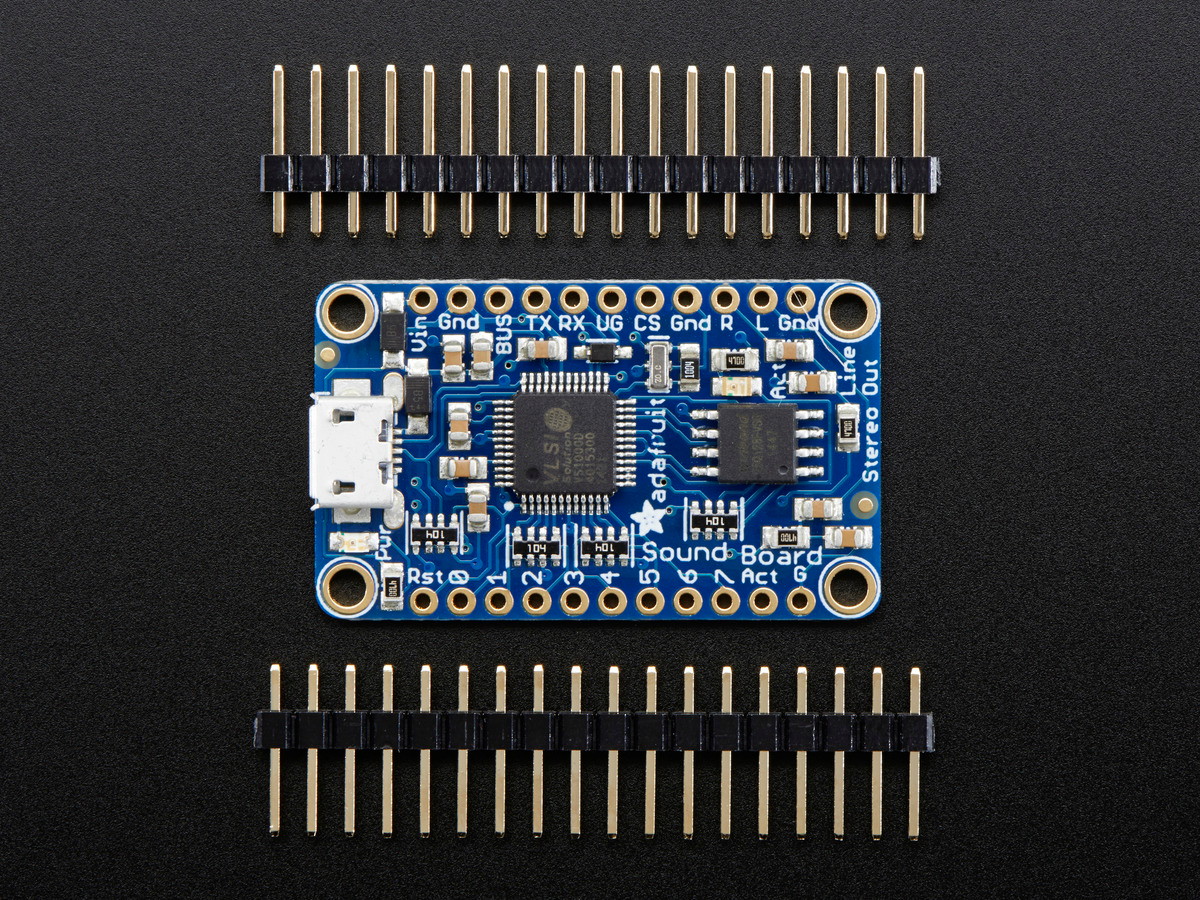Adafruit Audio FX Mini Sound Board - WAV/OGG Trigger - 16MB Flash