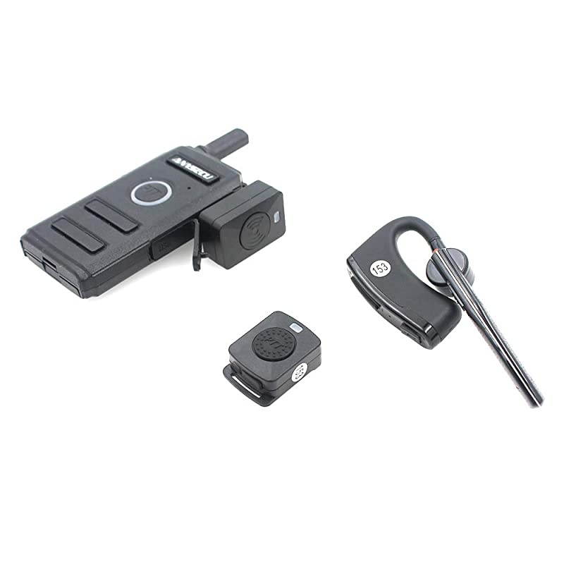 Handsfree Headsets for Walkie Talkie Bluetooth PTT Earpiece + K Adapter for BF UV5R UV82 TYT 2 Way Radio