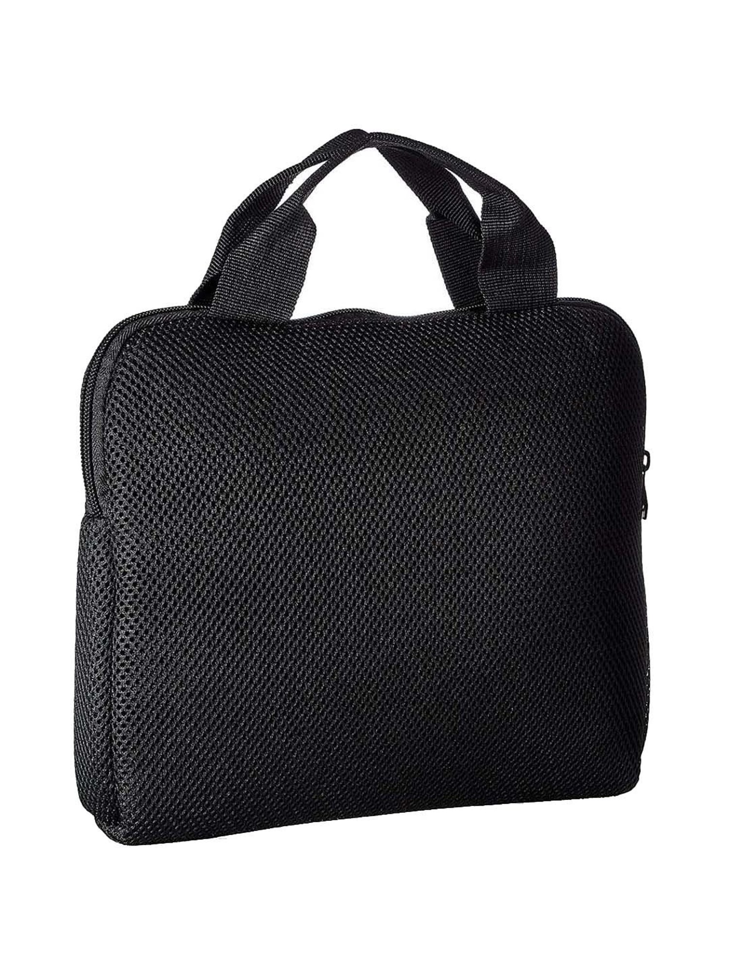 Travel Blue Black Textured Laptop Sleeves