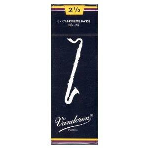 Vandoren 5 Bass Clarinet #2.5 Reeds