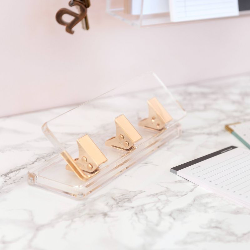 RUSSELL + HAZEL Acrylic Mini Three Hole Punch