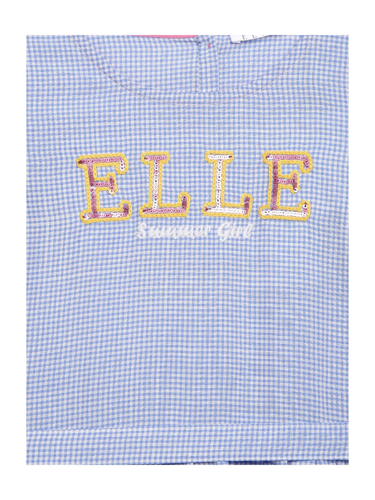 Elle Kids Blue Checks Dress