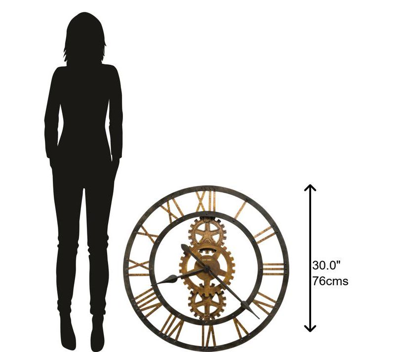 Howard Miller 625517 Howard Miller Crosby Wall Clock 625517 Metal